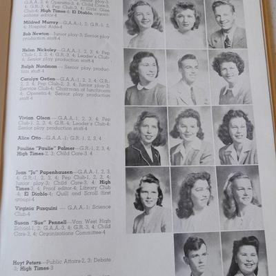 Three Yearbooks Doomsday Georgetown College 1964  - Falcon 1964 and 1945 El-Diablo