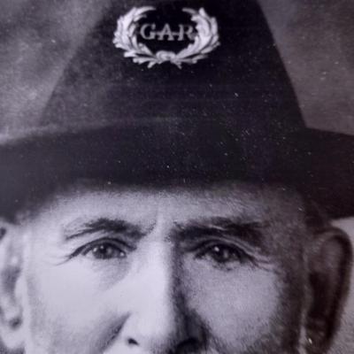 Black and white photographs (copies) Brig. Gen. Alfred Mouton and other men