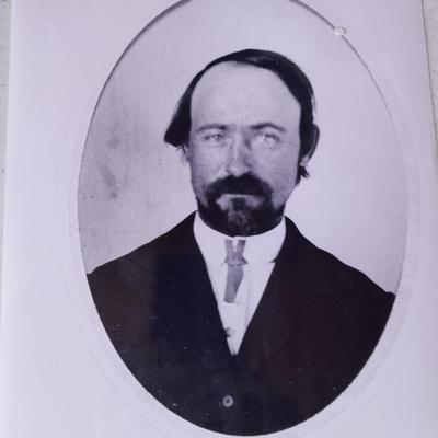 Black and white photographs (copies) Brig. Gen. Alfred Mouton and other men