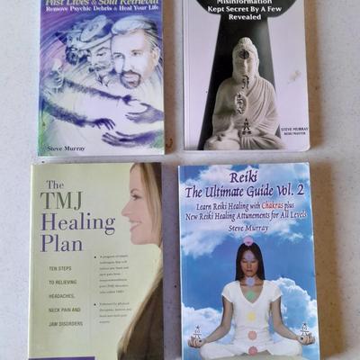 Books on Reiki Past Lives & Soul Retrieval and TMJ Healing plan book