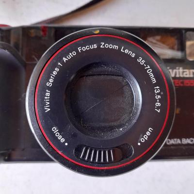 Vivitar TEC155 35mm Camera with Velbon tripod