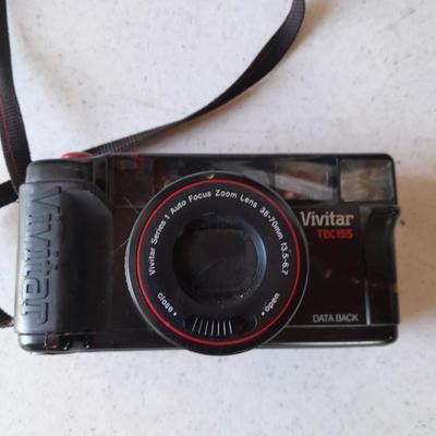 Vivitar TEC155 35mm Camera with Velbon tripod