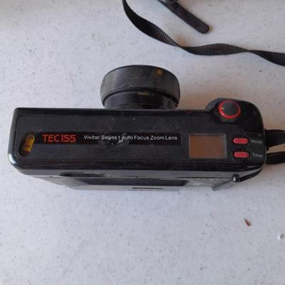 Vivitar TEC155 35mm Camera with Velbon tripod