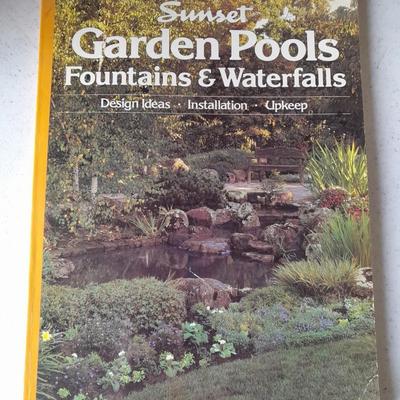 Softback Gardening Books Garden pools and waterfall books landscaping