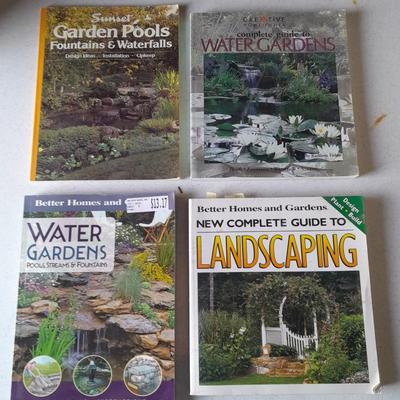 Softback Gardening Books Garden pools and waterfall books landscaping