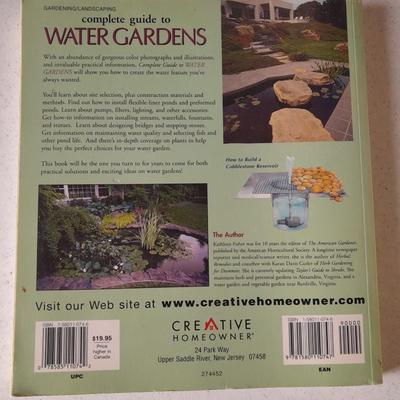 Softback Gardening Books Garden pools and waterfall books landscaping