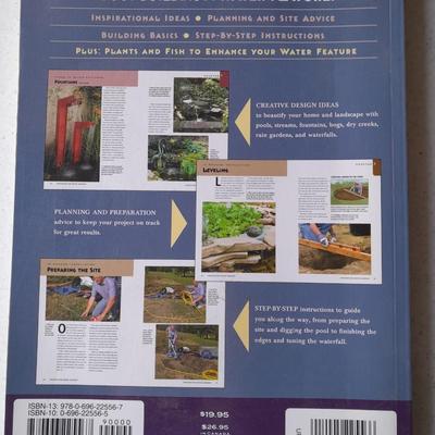 Softback Gardening Books Garden pools and waterfall books landscaping