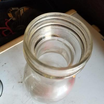 Mobil Glass Oil Jar