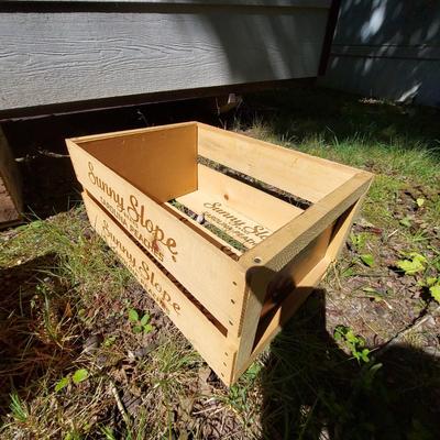 Old Wooden Ad Crates and Boxes (OB4-BBL)