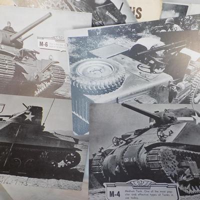 Official WW2 Photographs of U.S. Army Tanks (12). / est. $12 to $25.