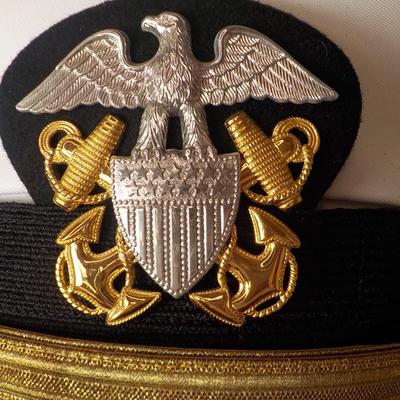 U.S. Naval Officers Hat (Real) est. $30 to $85