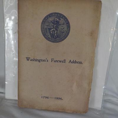 George Washington's Farwell Address, Looks authentic . est. $20 to $130.