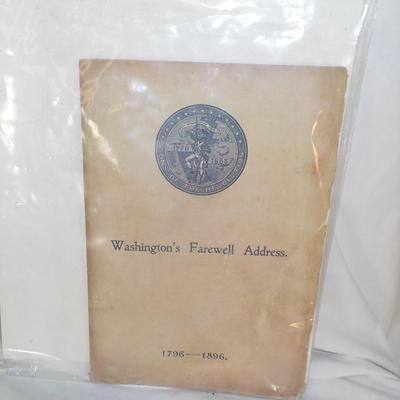 George Washington's Farwell Address, Looks authentic . est. $20 to $130.