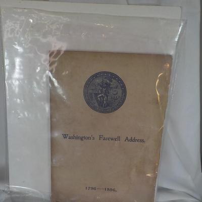 George Washington's Farwell Address, Looks authentic . est. $20 to $130.