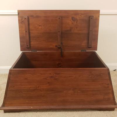 Pier 1 Wooden Trunk (BA-KD)