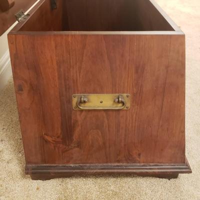 Pier 1 Wooden Trunk (BA-KD)