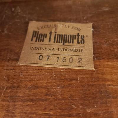 Pier 1 Wooden Trunk (BA-KD)