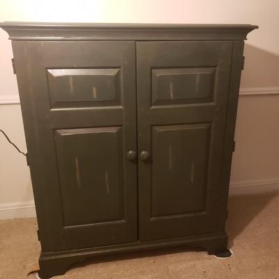 Green Armoire Style TV Cabinet (BA-KD)