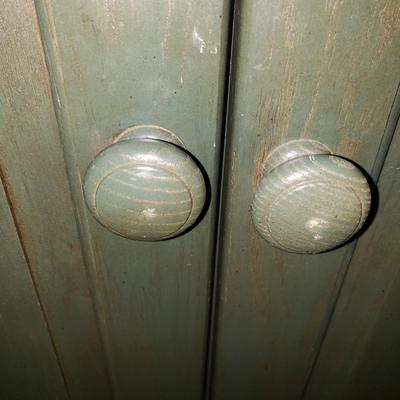 Green Armoire Style TV Cabinet (BA-KD)