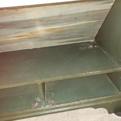 Green Armoire Style TV Cabinet (BA-KD)