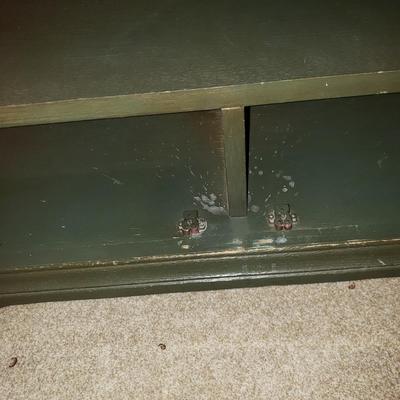 Green Armoire Style TV Cabinet (BA-KD)