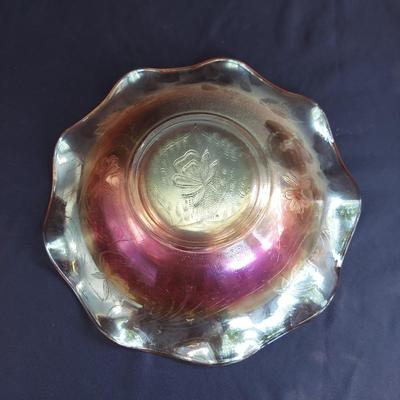 Vintage Carnival Glass Dishes and more (OB4-BBL)