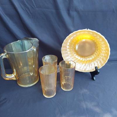 Vintage Carnival Glass Dishes and more (OB4-BBL)
