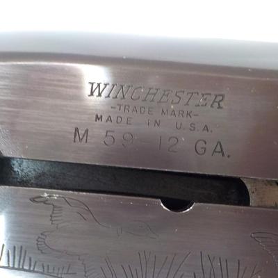 Winchester Model 59/ Semi auto 12 gauge shot gun/ est. $200 to $450