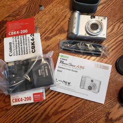 Minolta X-370 With Sigma Lens and Canon Powershot A95 (BR1-KD)