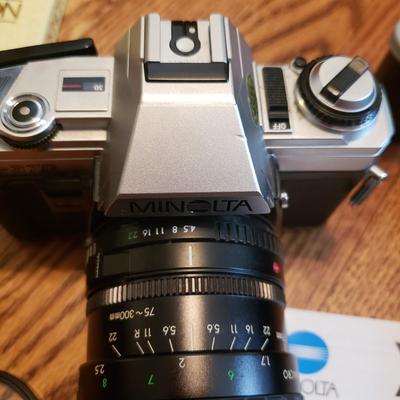 Minolta X-370 With Sigma Lens and Canon Powershot A95 (BR1-KD)