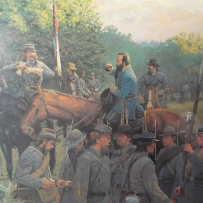" The Last Inspection" By Dale Gallon (signed) before Gettysburg/ est $130 to $300.