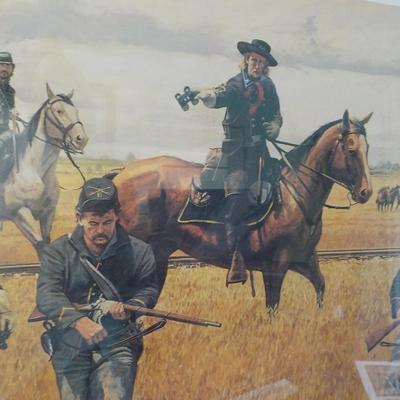 Historial Art, "Custer at Hanover" by Dale Gallon Collectable print/ est. $125 to $300.