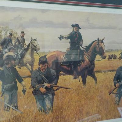 Historial Art, "Custer at Hanover" by Dale Gallon Collectable print/ est. $125 to $300.