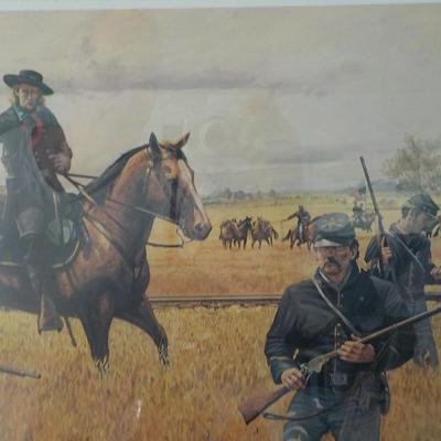 Historial Art, "Custer at Hanover" by Dale Gallon Collectable print/ est. $125 to $300.