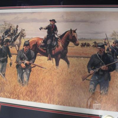 Historial Art, "Custer at Hanover" by Dale Gallon Collectable print/ est. $125 to $300.