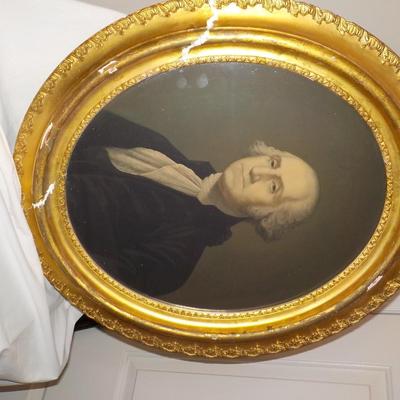 1 st .Lithography of President George Washington Dated on back 1861./est. $75 to $300.