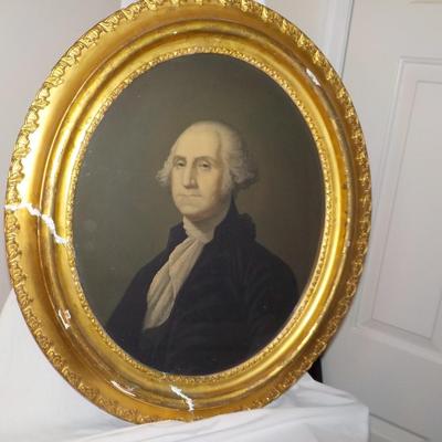 1 st .Lithography of President George Washington Dated on back 1861./est. $75 to $300.
