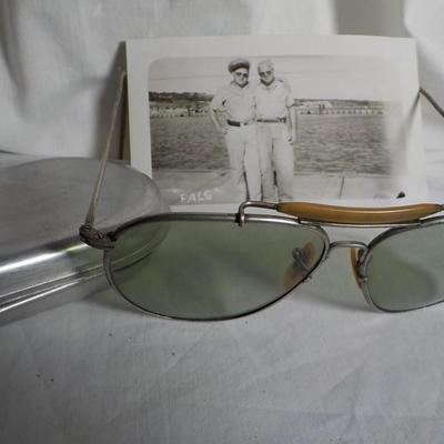 World War 2 , Aviator Ocean Pacific Sunglasses. (real) & case./ Est. $120 to $350.