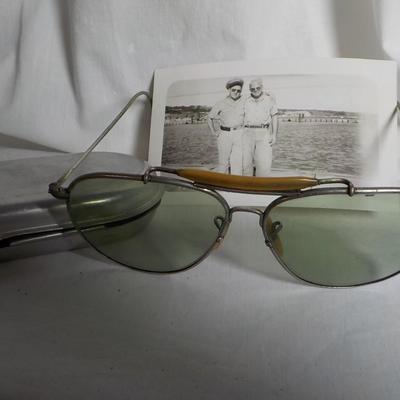 World War 2 , Aviator Ocean Pacific Sunglasses. (real) & case./ Est. $120 to $350.
