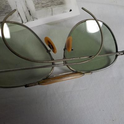 World War 2 , Aviator Ocean Pacific Sunglasses. (real) & case./ Est. $120 to $350.
