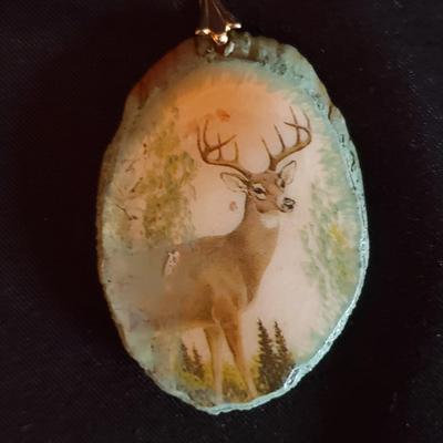 Deer Antler Pendants, Earrings and Arrowhead Necklace (K-KD)