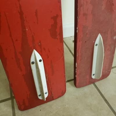 "Cypress Garden" Wooden Water Skis (G-KD)