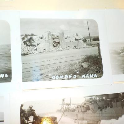WW2 US Naval Station pictures Saipan and Okinawa. (60 pictures). est $20 to $75.