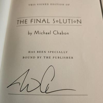 The Final Solution by Michael Chabon - Autographed