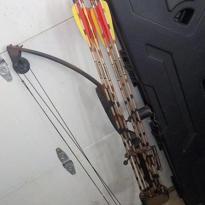 Compound 80, Bow and arrow set with case...est. $130 to $310.