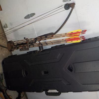 Compound 80, Bow and arrow set with case...est. $130 to $310.