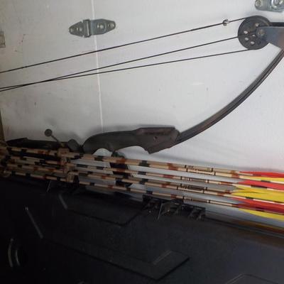 Compound 80, Bow and arrow set with case...est. $130 to $310.