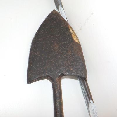 REAL-  7 foot Harpoon (Fall River) with rope and arrow. est. $80 TO $275.