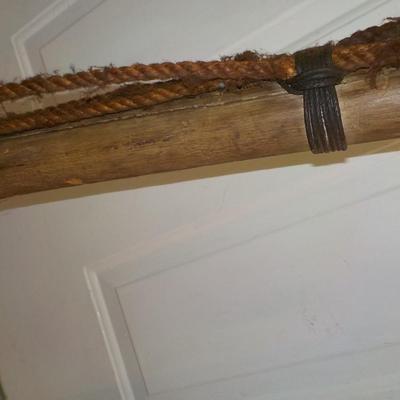 REAL-  7 foot Harpoon (Fall River) with rope and arrow. est. $80 TO $275.