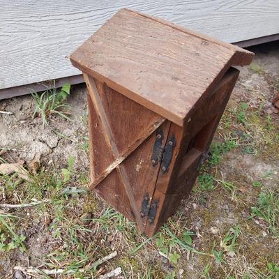 Wooden Outhouse Birdhouses & Wheelbarrows (OB4-BBL)